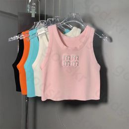 Fashion Drill Carta Sports Camisole Women Simple Slim Fina Tank Tops Summer Sexy chalecos