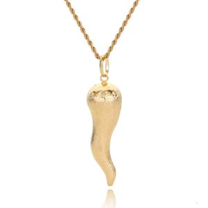 Mode Dubai Pure Gold Color Grote Peper Hanger Kettingen Ketting Sieraden 20201 Luxe Gift