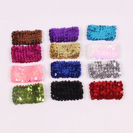 Mode-elastische bedelarmbanden DIY Mermaid Sequin Polsband Glitter Sieraden Bangle Bruiloft Kerstcadeaus