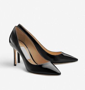 Mode Elegante Dames Sandalen Pumps Luxe Romy 85 Gemaakt van Suède Italië Naakt Donkerbruin Puntige Tenen Ondiepe Mond Ontwerper Banket Sandaal Hoge Hakken Doos EU 35-43