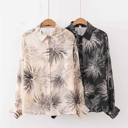 Fashion Embroidery Blouses Shirts Shirts Blouses Spring Herfst Blouse Lantern Sleeve Shirts Tops Blusas Mujer 210702