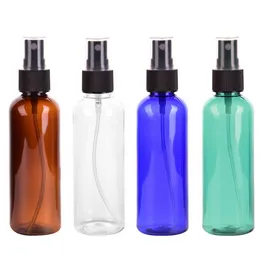 Fashion Bottle Valia de maquillaje de plástico de plástico Botella de perfume recargable Botellas de pulverización de hombro redondo para limpiar 500 piezas 100 ml