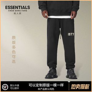 Mode ESS Designer Chaogongfang Fog Brand Oversized Casual 1977 Pants Man