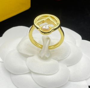 Moda etter incrustado strass pérola graça simples francês anel de design de camada única