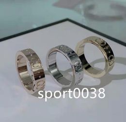 Mode Europese Stijl Ring Designer Effen Ringen Lucury Staal Gegraveerde Letter G Heren Dames Sieraden Man Hoge Kwaliteit Casual Ring D2117793875