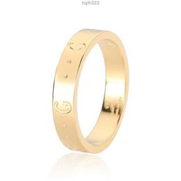 Mode Europa Stijl Ring Designer Plain Ringen Lucury Staal Gegraveerd Letter g Heren Vrouwen Sieraden Man Hoge Kwaliteit Casual Ring D2111103hlo110vhmr