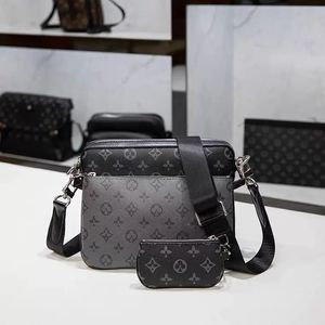 Leather Patchwork Crossbody Bags for Men and Women, Fashion Evening Shoulder Bags, Designer Handbags, Phone Wallets