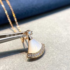 Mode -expert exclusieve bulgarly limited ketting gouden rok witte diamanten ketting kleine high hebben origineel logo