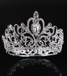 Mode Prachtige Waterdruppel Kristal Bruidskroon 2019 Voor Vrouwen Pageant Prom Tiara's Haar Sieraden Accessoires Headdress3184789