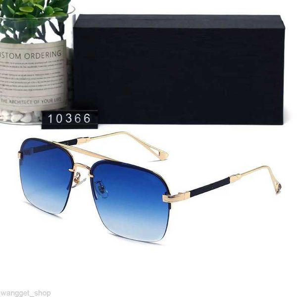 mode lunettes illimité surdimensionné carré hommes lunettes de soleil conduite gradient bleu canicule lunettes de soleil designer plage lunettes 24x36 affiche cadre en verre