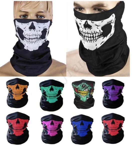 Fashion Face Mask Cartoon Skull Sports Bandband Cycling Scarf Magic Ski Bandanas Head Wraps Cosplay CS FACEMASK MOTH COVER E2285791