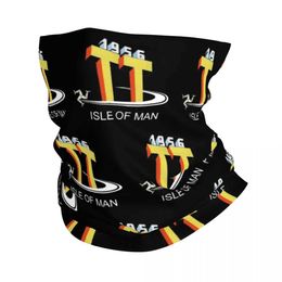 Fashion Face Masks Neck Gaiter 1956 Isle of Man TT Retro Bandana Couvre de cou imprimé Balaclavas BALACLAG