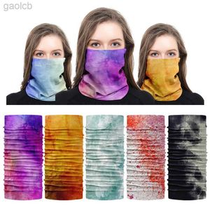 Fashion Face Masks Neck Gaiter 3D Printing multifonctionnel Samless Magic Bandana Fun Retro Gradient Men Women Fishing Riding Riding Balaclava Scarf 24410