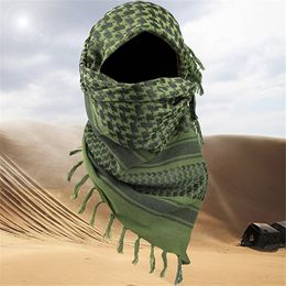 Mode Gezichtsmaskers Halsbeenkap Arabische Sjaal Katoen Militair Shemagh Keffiyeh 34"x34" Tactische Arabische Sjaal Nekbedekking Hoofdwikkel Voor Mannen Vrouwen Wandelsjaal 230920