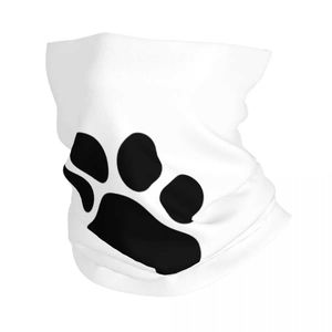 Fashion Face Masks Neck Gaiter Dog Paw French Bulldog Cartoon Bandana Couvre Couvre de cou imprimé Masque Scarf