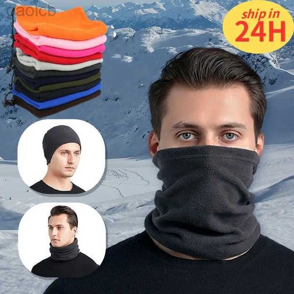 Fashion Face Masks Neck Gaiter Fleece Starmer Drawantping para hombres Pulteras a prueba de viento Bufandas Cerrar clima frío Máscara de esquí Bandana al aire libre 24410