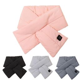 Moda máscaras faciais pescoço gaiter ao ar livre quente aquecimento elétrico cachecol almofadas de aquecimento 3 engrenagem aquecimento usb aquecedor térmico xale pescoço cinta quente para mulheres homens 230920