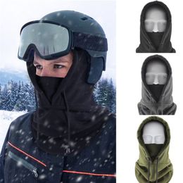 Mode Gezichtsmaskers Nekbeschermer Kwaliteit Fietspet Ski-bivakmuts Winter Winddichte pet Buitenkap Cap Koud gevoerde capuchonmutsen Pluche warme muts 231218