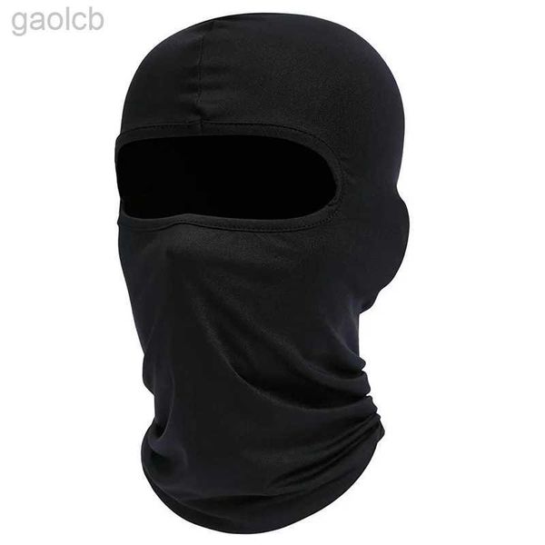 Máscaras de moda de la cara máscara de esquí de polaina para hombres Balaclava Black cubre la cubierta protectora de la cabeza motocicletas 24410