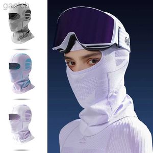 Fashion Face Masks Neck Gaiter ski masker motorfiets rijden vol gezicht masker nek warmer winter warme balaclava winddichte fietspap buitenrun ski -masker hoed 240410