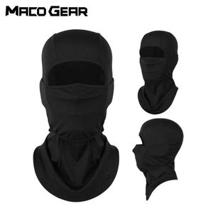 Fashion Face Masks Neck Gaïer Sports Full Mask Tactical Black Balaclava respirant cool Fishor Fishor Running Bicycle Q240510