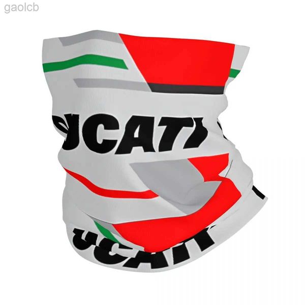 Fashion Face Masks Neck Gaiter Team R Ducatis Bandana Neck Gaiter Motocross Face Motocross Scarf Balaclava Randonnée Unisexe Hiver adulte 240410