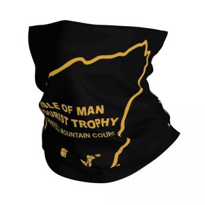 Fashion Face Masks Neck Gaiter L'île de Man TT Bandana Couvre couche de moto imprimé BALACLAVAS FACE MASCH SWARF BOUBLEUR SPORT EXTÉRIEUR Y240425