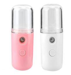 Fashion Face Steamer Portable Nano pulvérisateur Humidificateur Mist atomisation hydratant USB Charge maquina1896888