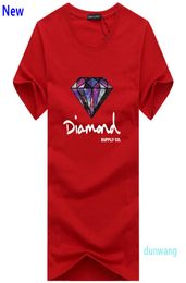 Moda Moda camiseta diamante hombres mujeres Ropa 2018 Casual manga corta camiseta hombres Diseñador de la marca Camisetas de verano J029660303