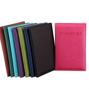 Mode Faux cuir voyage porte-passeport couverture carte d'identité housse sac passeport portefeuille manchon de protection stockage Bag277Z