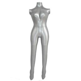 Mannequin d'affichage de vêtements féminins de mode, support gonflable, torse gonflable, modèles en tissu pour femmes, mannequins gonflables en pvc, corps complet254P