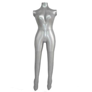 Mode vrouwelijke kleding etalagepop opblaasbare stand torso Opblaasbare vrouwen doek modellen pvc inflatie mannequins full body297V