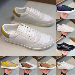 Mode Vrouwelijke Designer Casual Schoenen Lage Top Platte Sport Sneakers Platform Heren Dames Leer Zwart Witte Schoen Luxe Kalfsleer Vintage Sport Trainers