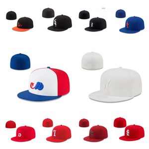 Mode angepasste Hüte Snapbacks Ball Designer Fit Hut Stickerei verstellbare Baseballkappen Alle Team-Logo Outdoor-Sportarten Hip Hop Geschlossene Fisherman Beanies Kappengröße 7-8