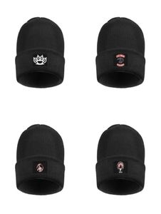 Moda cinco dedos muerte golpe blanco logo 5fdp Invierno Esquí Gorro Cráneo Sombreros Cráneo vintage popular Cinco Dedo Muerte Golpe Águila K1701226