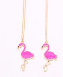 Fashion Flamingo Pargen Birds Collar Collares de goteo Collares para mujeres minorista y mix2003003 entero2003003