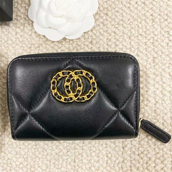 Classic Flap Caviar Acolchado Bolso Monedero Monedero Monedero CC WOC para mujer para hombre Pequeño Diseñador Monedero Titular de la tarjeta Lujos Llavero Llavero de cuero Bolsa con cremallera Carteras