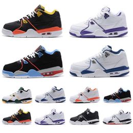 Fashion Flight 89 hommes femmes chaussures de basket-ball Court violet Raygun noir blanc oreo Rucker Park True Blue Royal rouge jaune orange 4s 89s hommes nouvelles chaussures de basket-ball