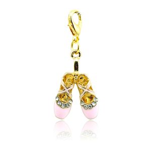 Fashion Floating Charms Gold Ploated 4 Color Email Shoes Lobster Clasp Alloy Charms Diy Hangers Sieraden Accessoires2378613