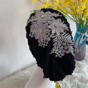 Fashion Flower dames tulband pet vrouwelijke haarbands bonnetten klaar om te dragen moslimheadscarf outfit hoofddeksel accessoires 240511