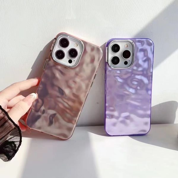 Fundas de teléfono con diseño plegable de moda para iPhone 15 14 13 12 11 Pro Max 15Pro 15Plus 14Pro Back Shell Airbag Protection Funda para teléfono móvil 031901