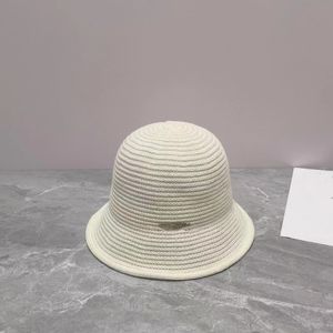 Mode opvouwbare strohoed voor vrouwen emmer hoeden ontwerper mannen caps strand gras braid reizen sunhat comfort fishermans hoed