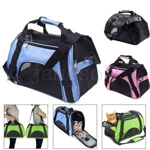 Mode Opvouwbare Pet Carriers Tas Draagbare Knapzak Zacht Hondendraagtas Transport Outdoor Hondentas Mand Handtas Hondenbenodigdheden DA146