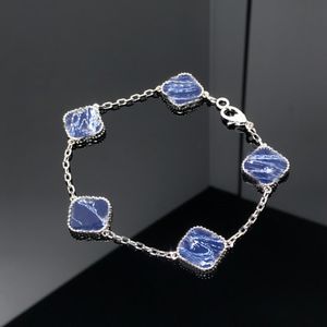 Mode Klavertje Vier Armband Designer Charm Armbanden voor Vrouwen 18k Vergulde Zilveren Diamanten Ketting Luxe Sieraden Bruiloft Geschenken