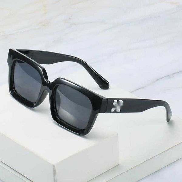 Mode Cadres De Luxe Lunettes De Soleil Marque Hommes Femmes Lunettes De Soleil Flèche x Cadre Lunettes Tendance Hip Hop Carré Lunettes De Soleil Sports Voyage Lunettes De Soleil Xtvr