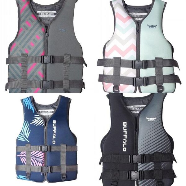 Mode frivole gilets de sauvetage gilets de sauvetage bouée roche pêche en mer gilet invisible ceinture veste en néoprène sauvetage en eau marine portable 222p