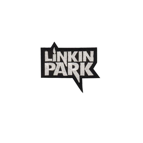 Parche bordado de LINKIN PARK de tamaño frontal a la moda para ropa, plancha para camisa, pantalones vaqueros, apliques, diseño personalizado 259i