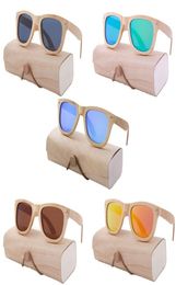 Fashion Full Bamboo Custom Eco Friendly UV400 gepolariseerde zonnebril Zonneglas3693145