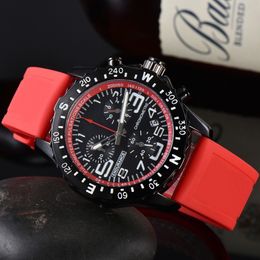 Fashion Full Brand Pols Horloges Men Male casual sportstijl Luxe Silicone Band Quartz Good Quality Clock BR ​​01