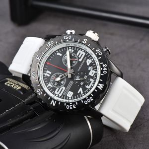 Fashion Full Brand Wrist Watches Men Men Male Malas Multifonction avec Luxury Silicone Band Quartz Clock Br 11